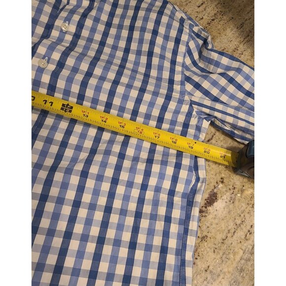 Vintage Abercrombie & Fitch Mens S Plaid Button Up Collar Cotton Pink Moose - Picture 3 of 12